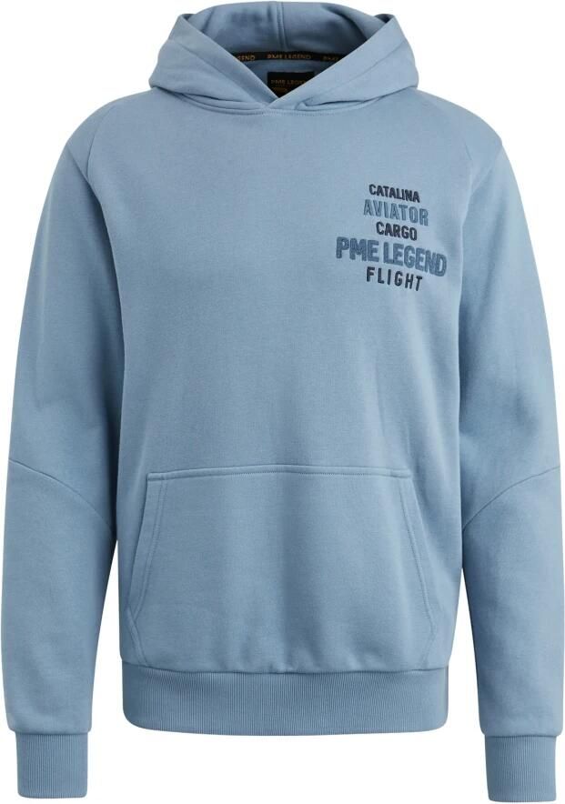 PME Legend Hooded Dry Terry Sweatshirt Blue Heren - Foto 2
