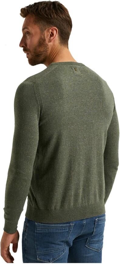 PME Legend Katoen R-neck Pullover Green Heren - Foto 4