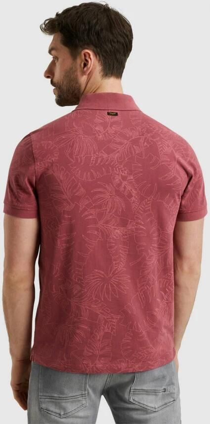 PME Legend Korte Mouw Polo Single Jersey Brown Heren - Foto 5