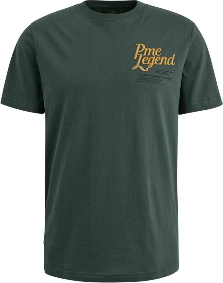 PME Legend Korte Mouw R-hals Jersey T-shirt Green Heren - Foto 2