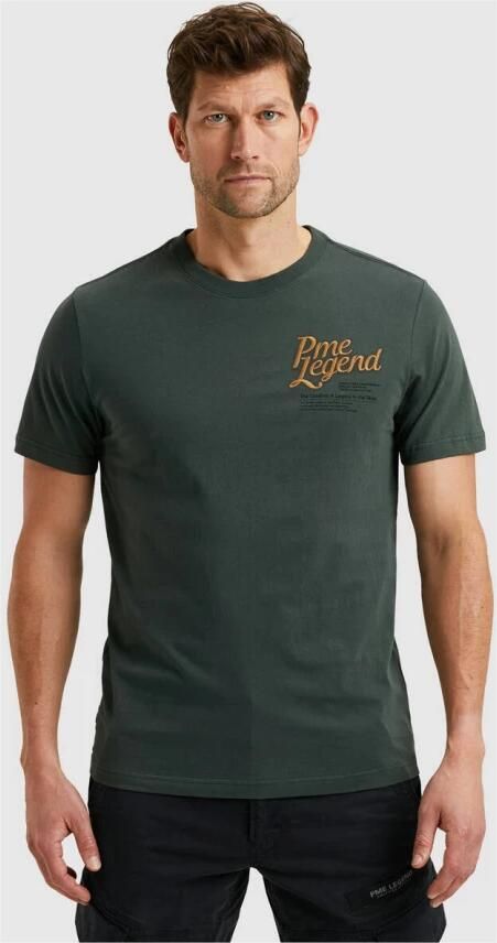 PME Legend Korte Mouw R-hals Jersey T-shirt Green Heren - Foto 3