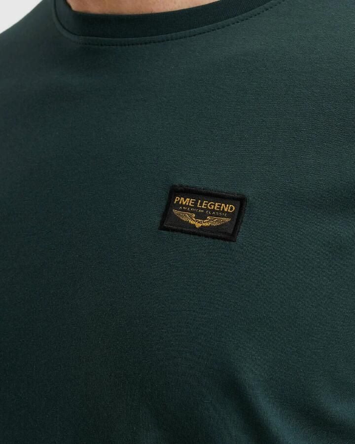 PME LEGEND Heren Polo's & T-shirts Short Sleeve R-neck Guyver Tee Groen - Foto 5