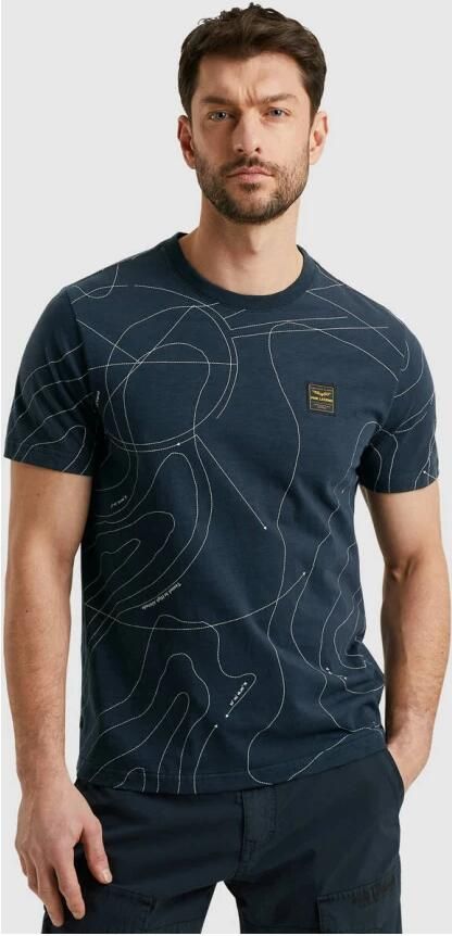 PME Legend Korte Mouw R-Neck Jersey T-shirt Blue Heren - Foto 3