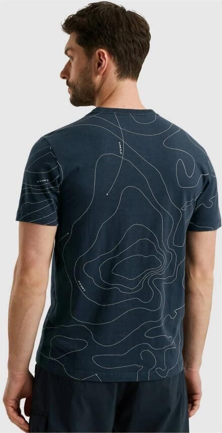 PME Legend Korte Mouw R-Neck Jersey T-shirt Blue Heren - Foto 4