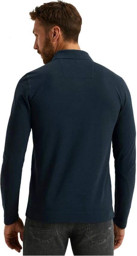 PME Legend Lange mouw polo shirt piqué kledingstuk Blue Heren - Foto 6