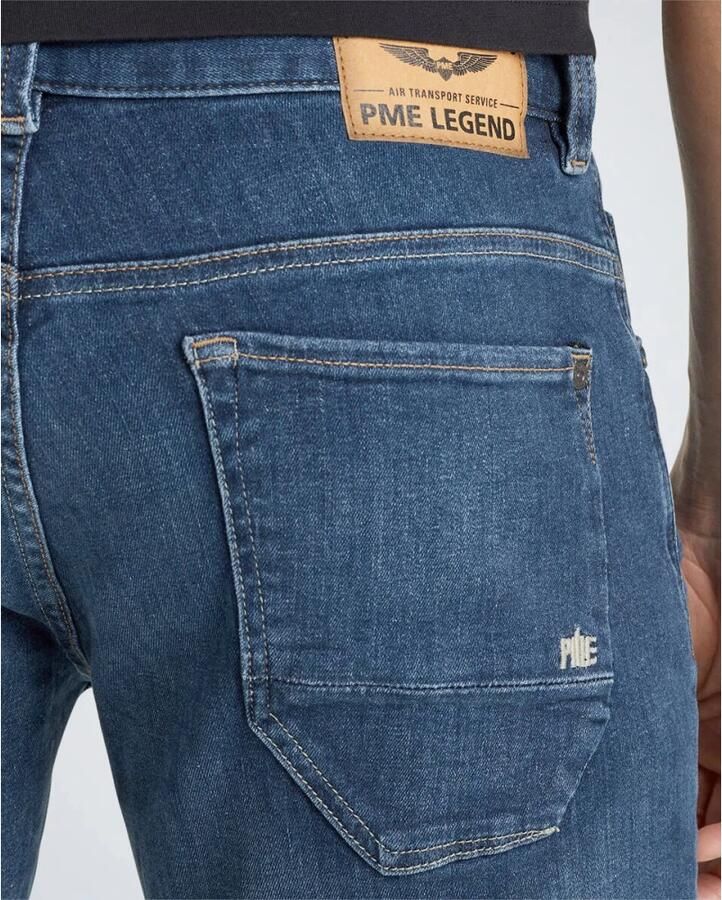 PME Legend Korte regular fit jeans in 5-pocketmodel model 'NIGHTFLIGHT' - Foto 5