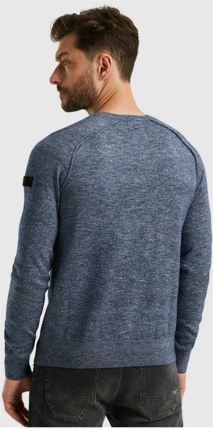 PME Legend R-neck soft blend pullover Blue Heren - Foto 5