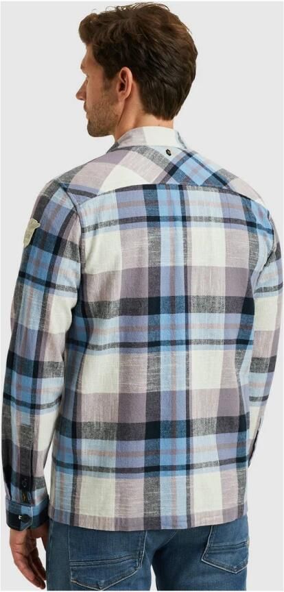 PME Legend Slub Yarn Dyed Overhemd Lange Mouw Multicolor Heren - Foto 6