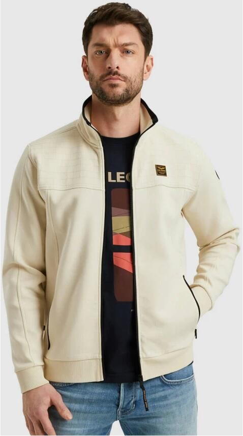 PME Legend Sweatjack met labelbadges model 'spacer look' - Foto 9