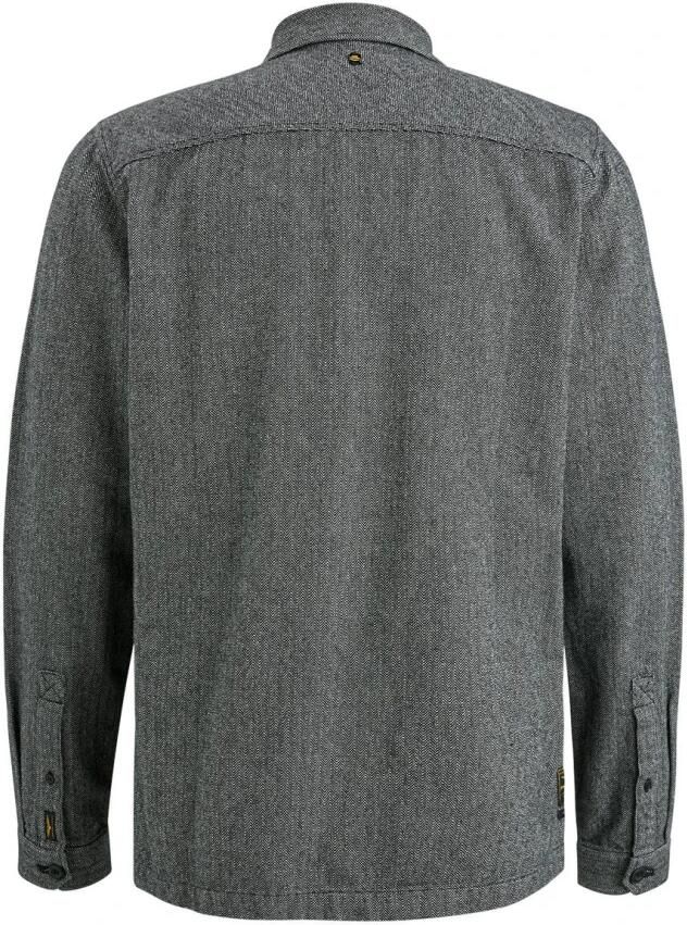 PME Legend Tweedlook Overhemd Lange Mouw Psi2410214 Black Heren - Foto 2