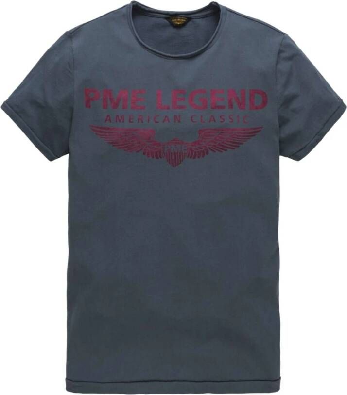 PME Legend R-neck single jersey ss t-shirt Grijs Heren