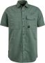 PME LEGEND Heren Overhemden Short Sleeve Shirt Ctn Linen Cargo Walker Groen - Thumbnail 3