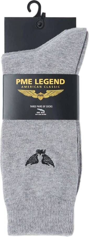 PME Legend sokken set van 3 grijs