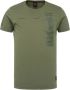 PME Legend Groene T shirt Short Sleeve R neck Single Jersey - Thumbnail 3