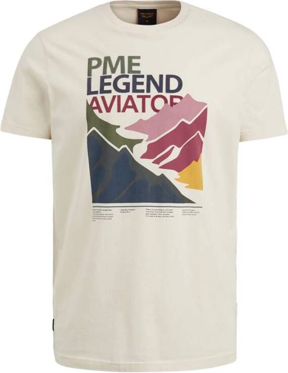 PME Legend T-shirt korte mouw Beige Heren