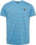 PME Legend Blauwe T-shirt Short Sleeve R-neck Yd Melange Striped Jersey - Thumbnail 4