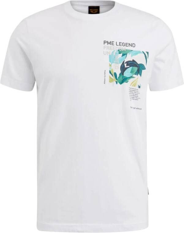 PME Legend T-shirt korte mouw Wit Heren