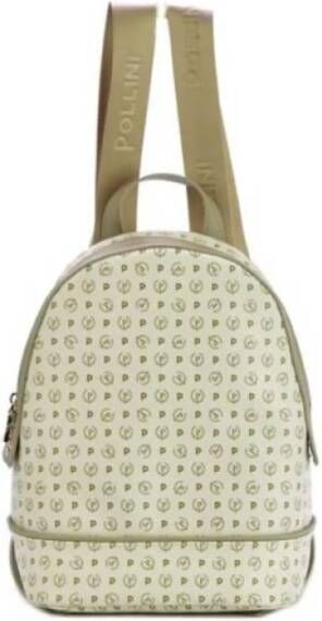 Pollini Heritage Logo Classic Rugzak Beige Dames