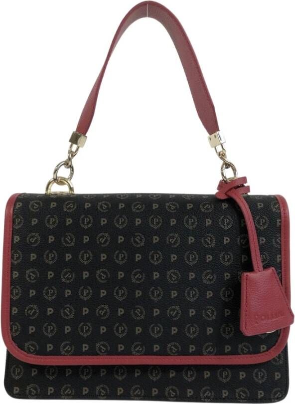 Pollini Elegante Monogram Handtas Zwart Dames