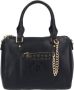 Pollini Elegante Zwarte Handtas met Afneembare Mini Pouch in Heritage Print Zwart Dames - Thumbnail 1