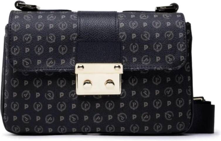 Pollini Heritage Print Dames Schoudertas Zwart Dames