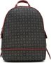 Pollini Heritage Print Zwarte Rugzak met Rode Inzetstukken Zwart Dames - Thumbnail 3