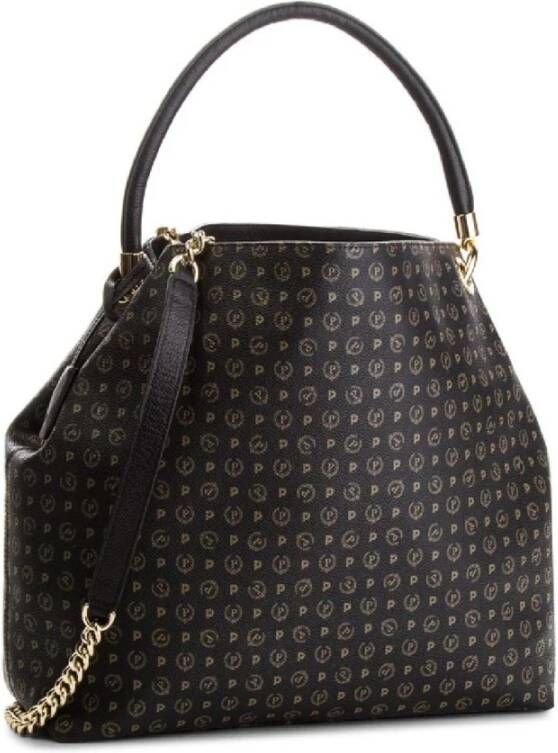 Pollini Heritage Schoudertas in Zwart Zwart Dames