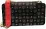 Pollini Heritage Zwart Logo Schoudertas voor Dames Zwart Dames - Thumbnail 1
