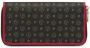 Pollini Heritage Zwart Rood Damesportemonnee Zwart Dames - Thumbnail 1