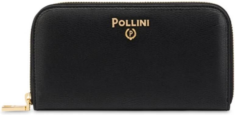 Pollini Moderne dames portemonnee met rits Zwart Dames