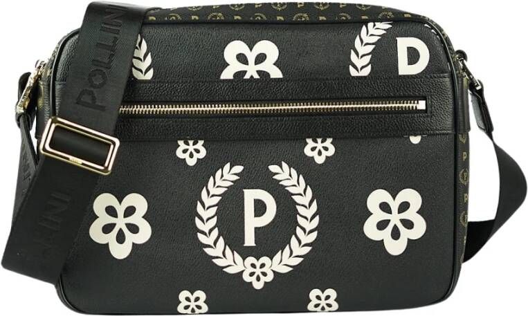 Pollini Stijlvolle Crossbodytassen voor Dagelijks Gebruik Black Dames