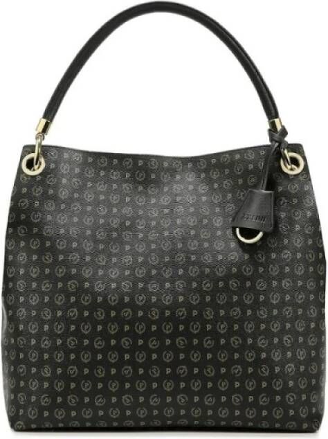 Pollini Heritage Schoudertas in Zwart Zwart Black Dames