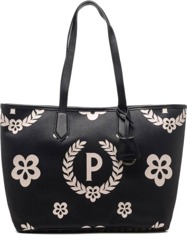 Pollini Heritage Schoudertas voor Vrouwen Black Dames