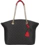 Pollini Heritage PVC Zwarte Handtas Black Dames - Thumbnail 1