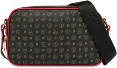 Pollini Stijlvolle Cross Body Tas met Heritage Patroon Zwart Dames