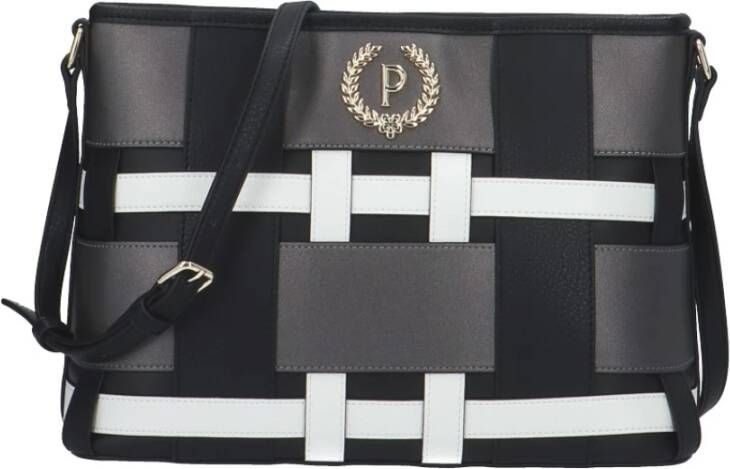 Pollini Stijlvolle Crossbody Tas voor Vrouwen Zwart Dames