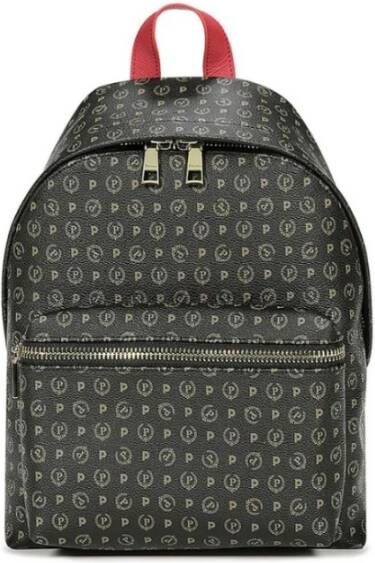 Pollini Stijlvolle Heritage Rugzak Zwart Dames