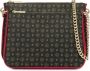 Pollini Stijlvolle Heritage Schoudertas met Dubbele Pochette Zwart Dames - Thumbnail 1