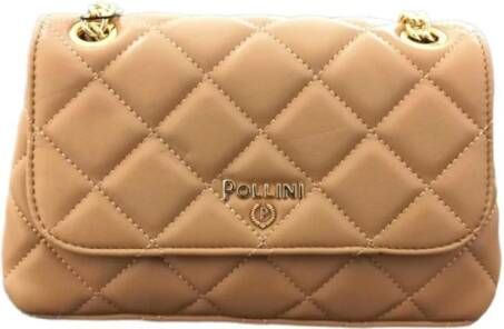 Pollini Stijlvolle Schoudertassen Beige Dames