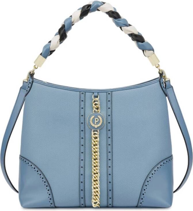 Pollini Verhoog je stijl met deze prachtige schoudertas Blauw Dames