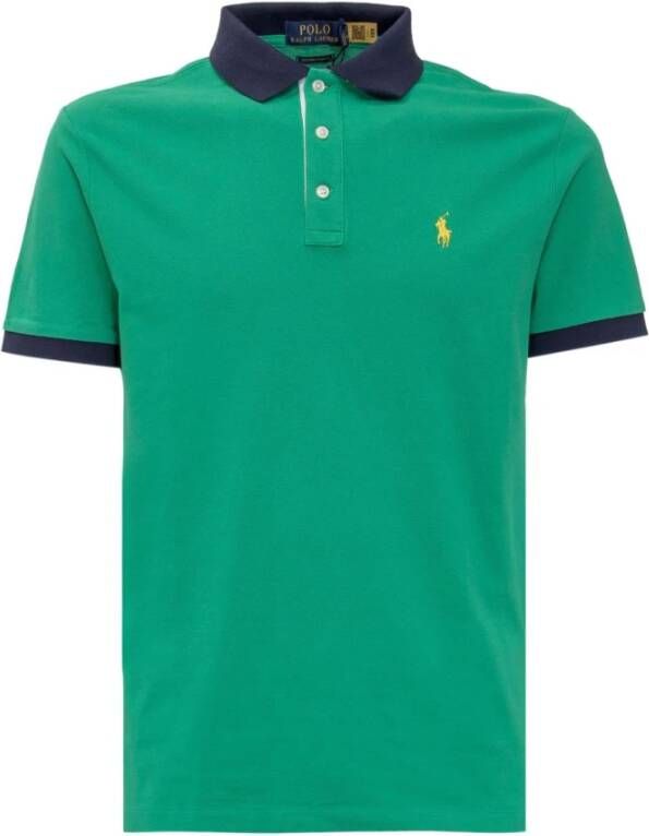 Polo Ralph Lauren Aangepast Polo Shirt Green Heren