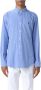 POLO Ralph Lauren custom fit overhemd met stretch blue end-on-end - Thumbnail 3