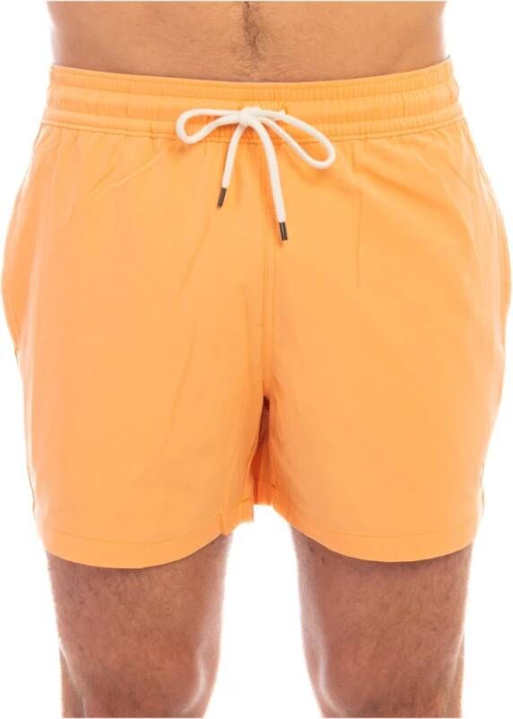 Ralph Lauren Heren Zwemkleding van Gerecycled Polyester Orange Heren