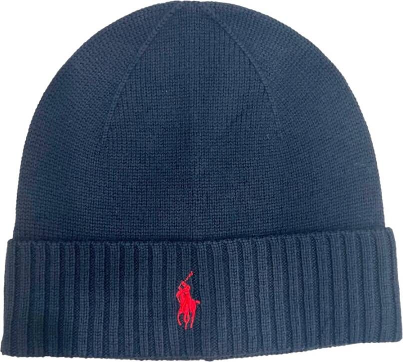 Polo Ralph Lauren Fold-Over Cold Weather Hat Unisex Mutsen zwart Maat ONE SIZE Accessoires - Foto 5