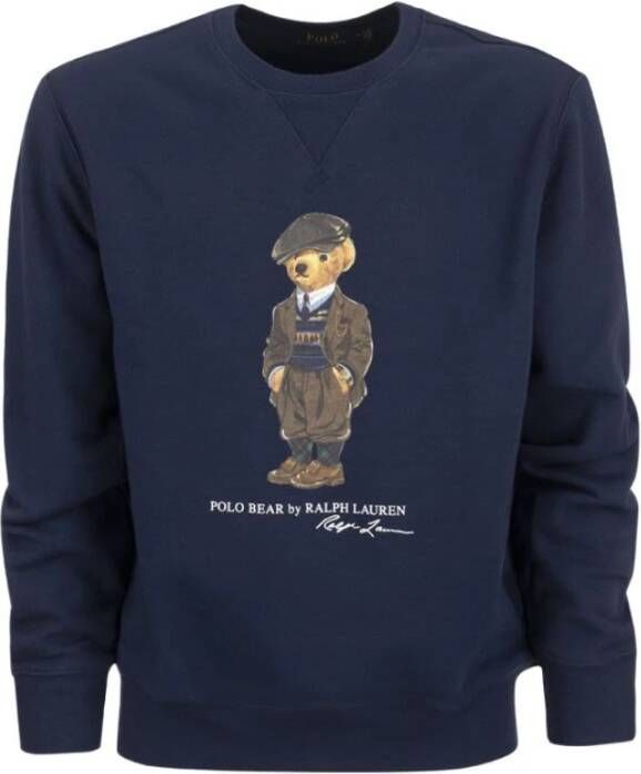 Polo Ralph Lauren Bear Polo Sweatshirt Blauw Heren
