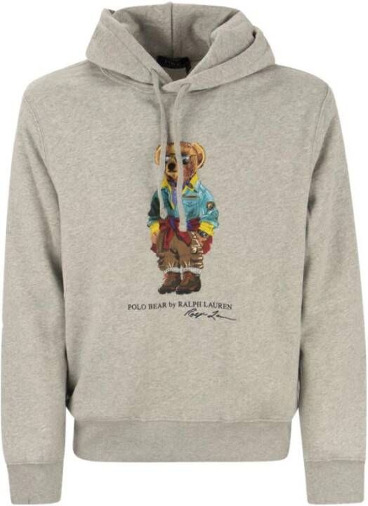 Polo Ralph Lauren Beer polo hoodie Grijs Heren