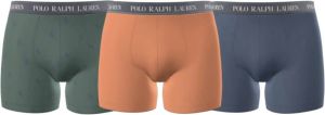 Polo Ralph Lauren Underwear Boxershort met logo in band in een set van 3 stuks model 'BOXER BRIEF AOP-3 PACK'