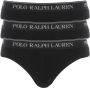 Ralph Lauren Zwarte Heren Slip 3-Pack met Stretch Model Black Heren - Thumbnail 3