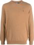 Polo Ralph Lauren Bruine Sweaters LS CN Pp-Lange Mouwen-Pullover Brown Heren - Thumbnail 3