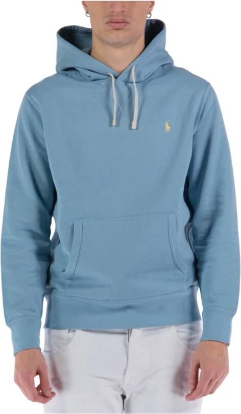 Polo Ralph Lauren Sweatshirt met verstelbare capuchon en logo borduursel Blue Heren - Foto 14